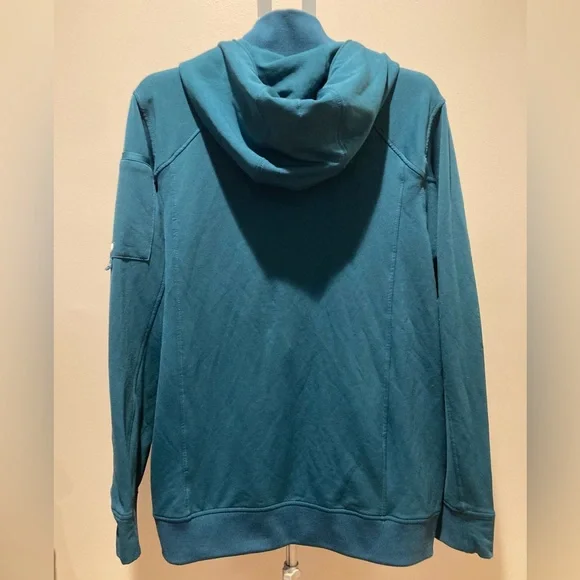 VTG Oakley Full-Zip Teal Hooded Soft-shell‎ Ski Snowboard Winter Jacket Outdoors - Picture 5 of 12